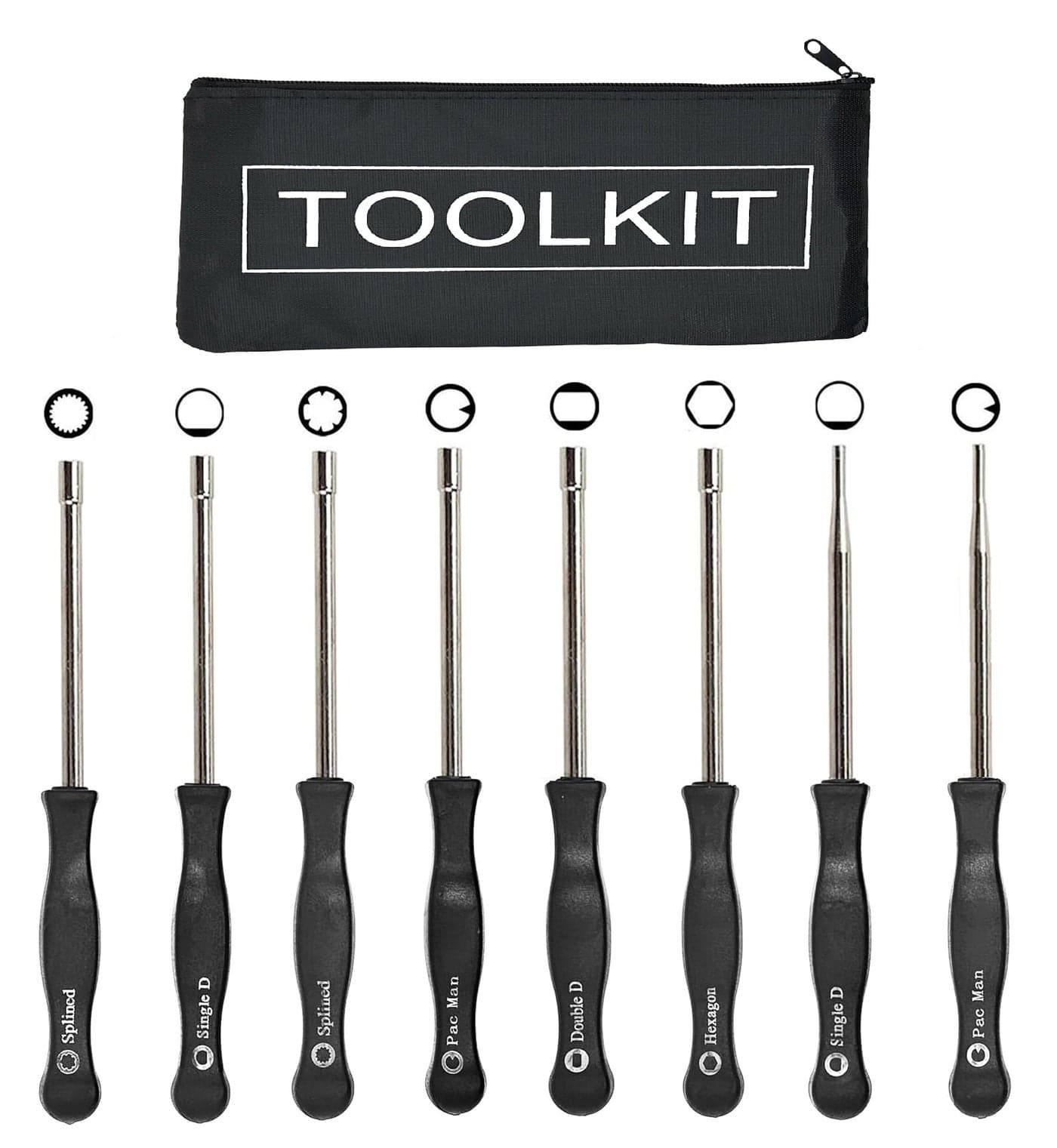 Hippotech Carburetor Adjustment Tool Kit for Common 2 Cycle Carburator Engine - Carburetor Adjustment Tool Set Carburetor Tune up Adjusting Tool (8pcs)