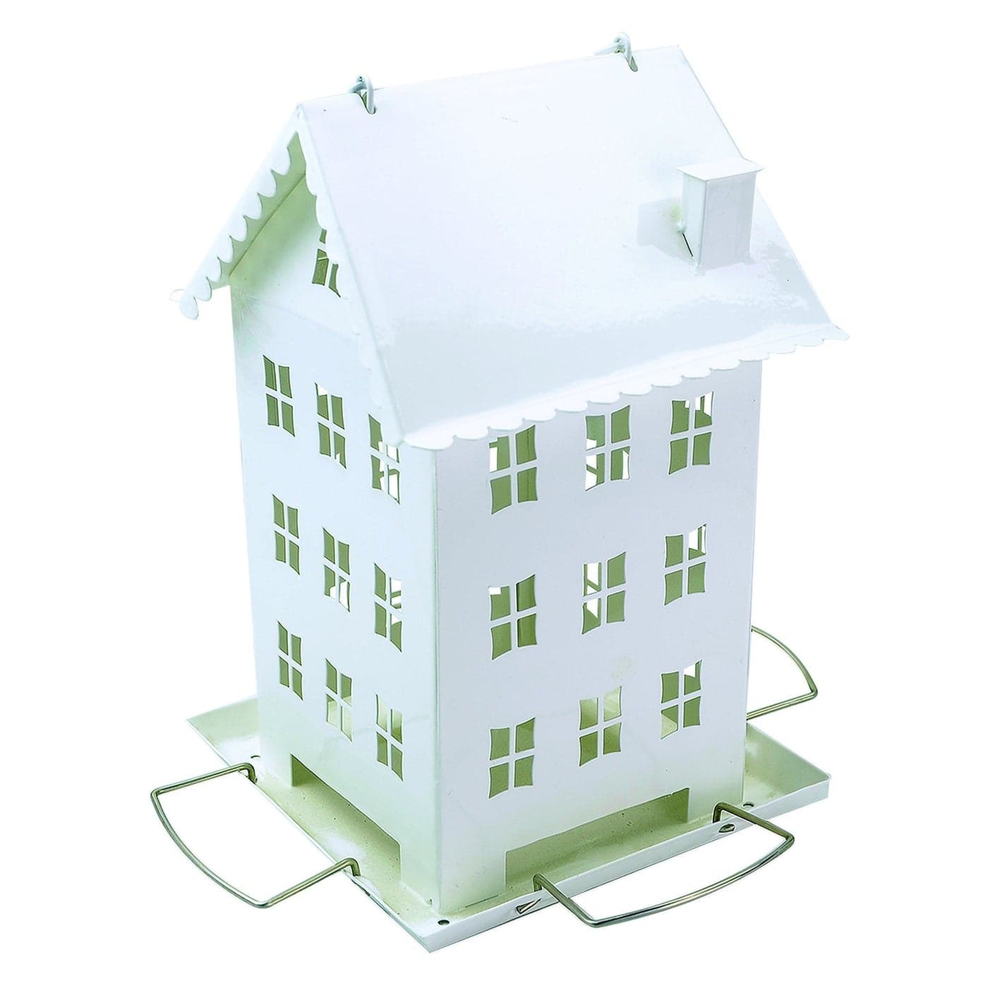 PerkyPet WFH001 2 Farmhouse Wild Bird Feeder No Size White