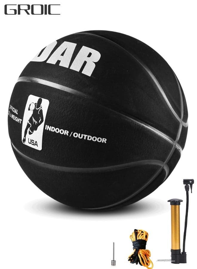 Basketball Standard Offical Indoor Outdoor Basketball Leather Game Basketball Game Training Universal Basketball Outdoor Sports Goods
