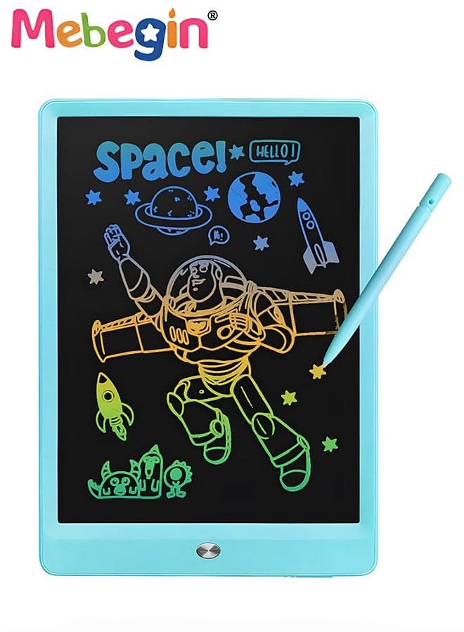 10 Inch LCD Writing Tablet, Colorful Doodle Board, Electronic Writing Drawing Board for Kids, Portable Travel Toy for Kids, Fun Early Education Toys, Easy to Draw and Erase, One-click Clearing, Eco-friendly and Eyes Protection, Perfect Gift for Kids