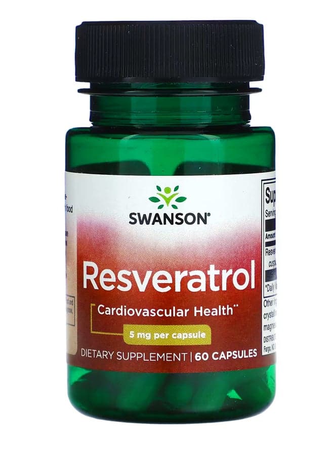 Resveratrol 5 mg 60 Capsules