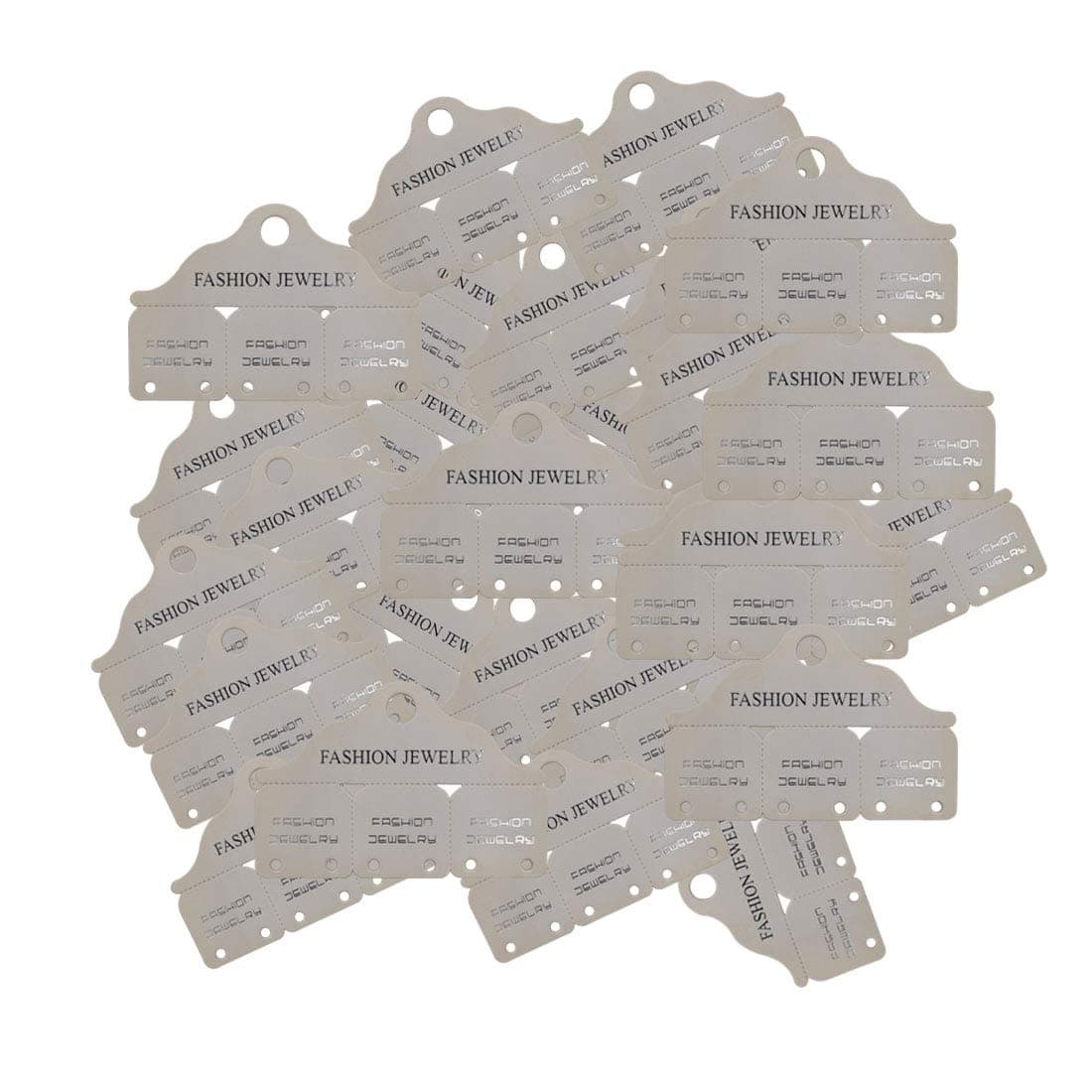 DIY Crafts Pack of 50Pcs 50x1 White Color 50Pcslot 54cmx82cm As Image Jewellery Display Cards for Necklaces JewelleryMaking Display Pack of 50Pcs 50x1 White Color