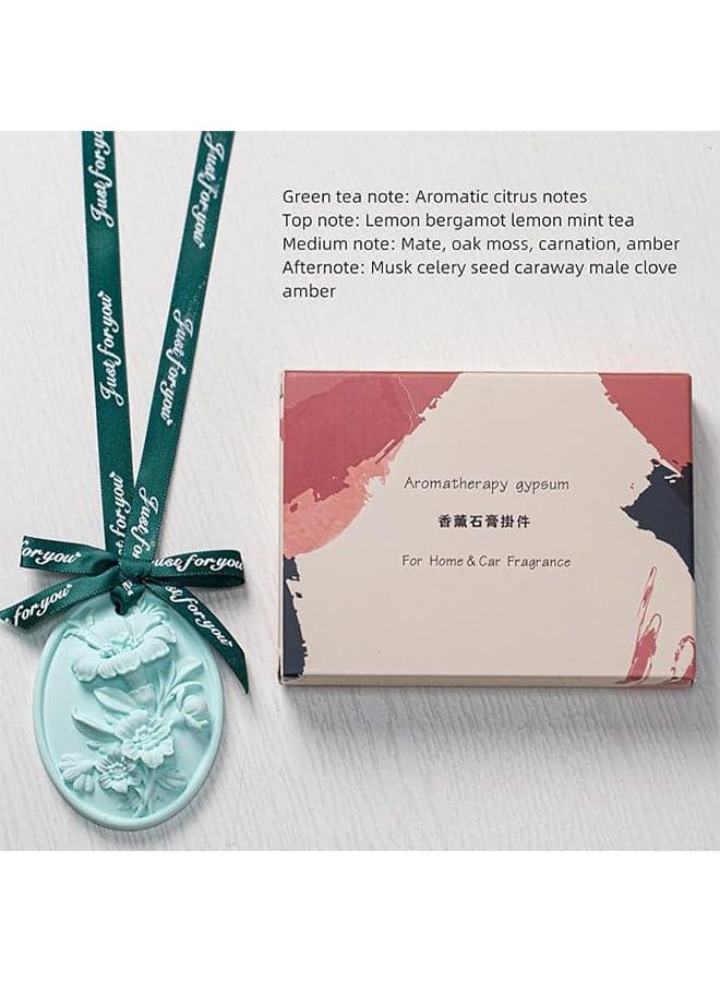 Compact car air fragrance diffuser and stone air freshener, with a refreshing green tea scent. Continuous fragrance car diffuser. Suitable for wardrobes, shoe cabinets, cars, etc.