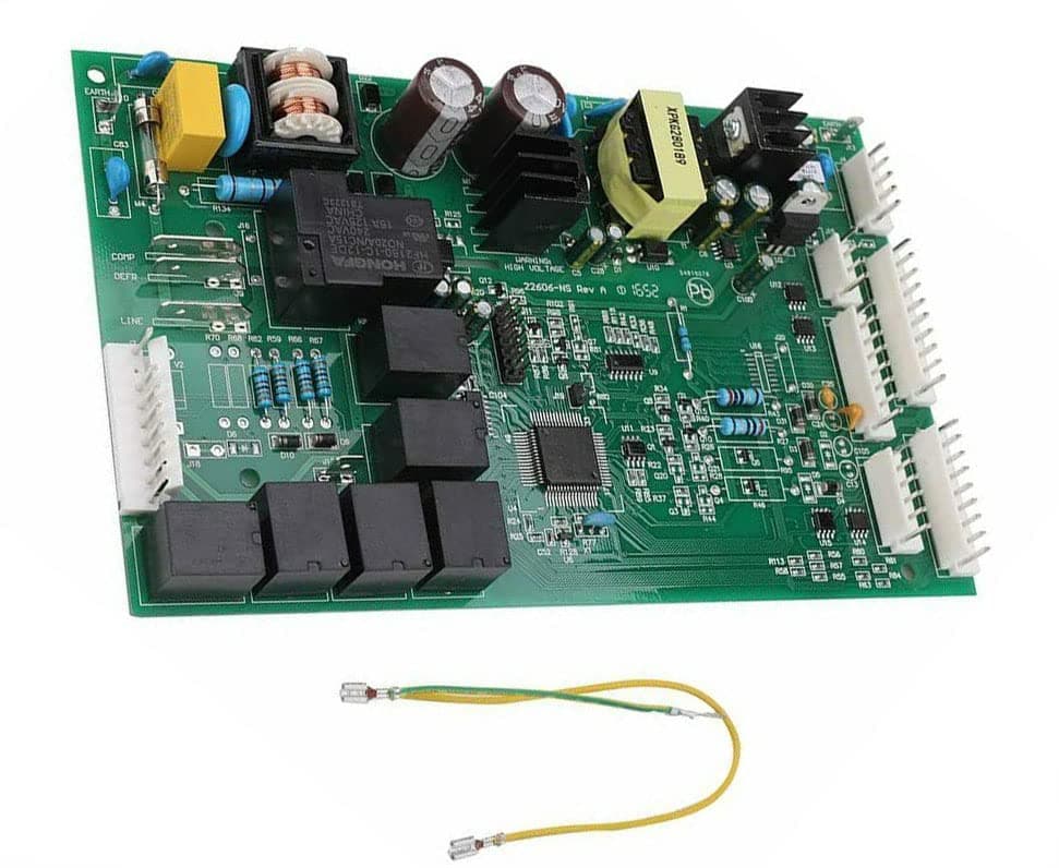 WR55X10942C Refrigerator Control Board OEM P/N 200D4850G022 WR55X10942 WR55X10942P WR55X10942CT Genuine Upgrade WR55X10339, WR55X10358 WR55X10366 WR55X10372 WR55X10379 WR55X10558 WR55X10589 WR55X10722