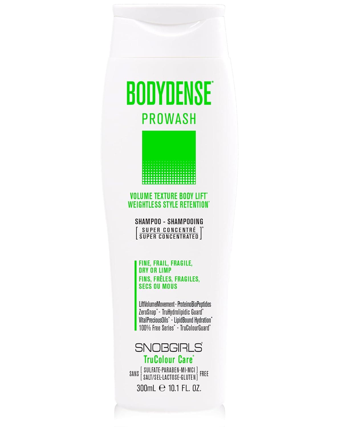 BODYDENSE Plumping Hydrating Volumizing Shampoo for Fine Hair Volume Texture Body Lift Vegan Shampoo for Fine Frail Dry or Limp Hair 101 FL OZ