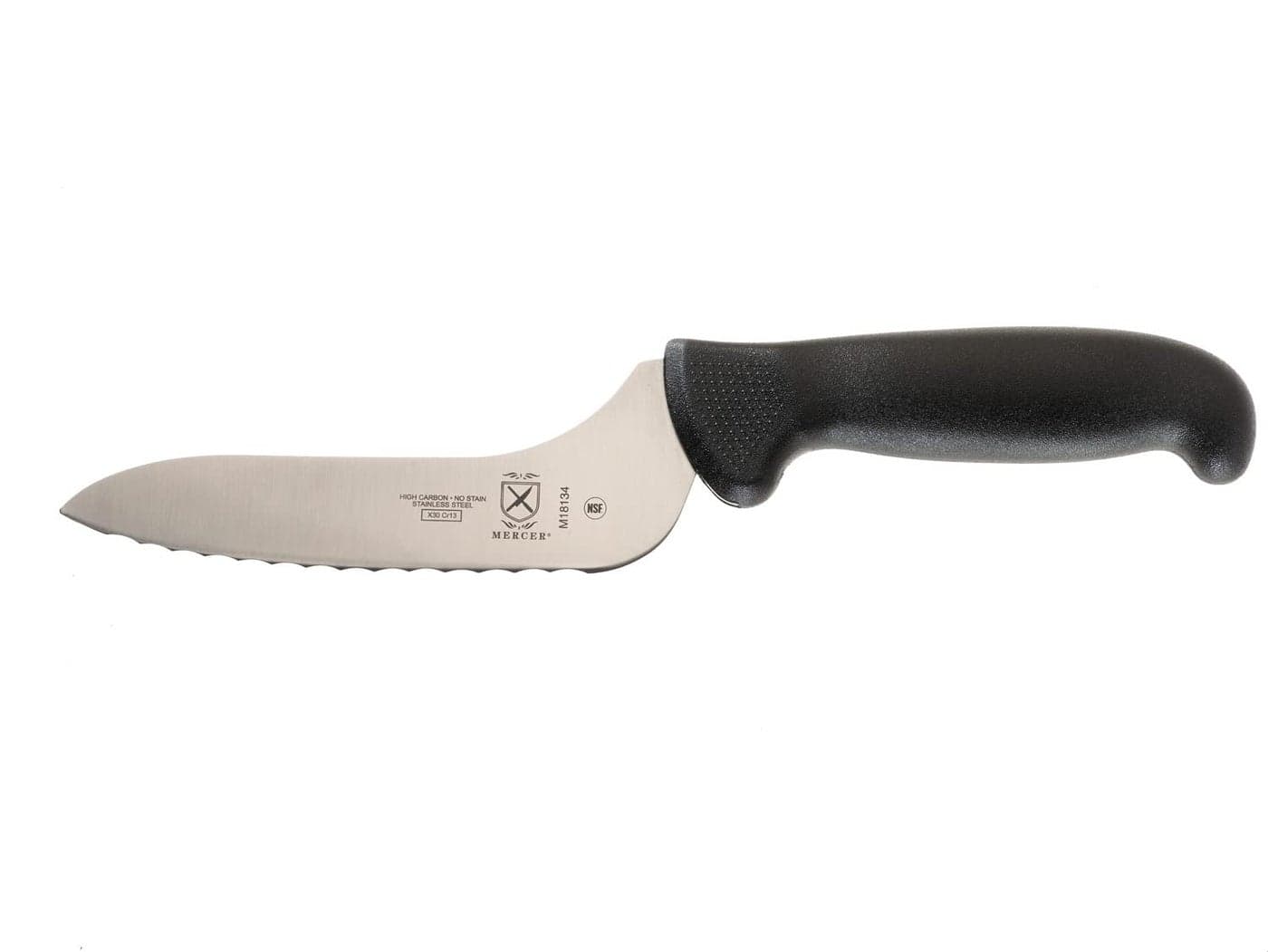 Mercer Culinary M18134BK Bread Knife 6Inch Millennia Black