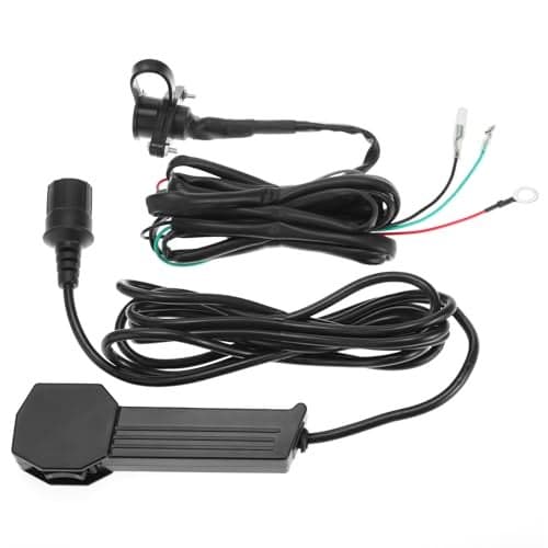 QWORK 12V ATV/UTV Winch Corded Hand Controller Remote Control Kit, Wired Control, 16-Foot Cable Length
