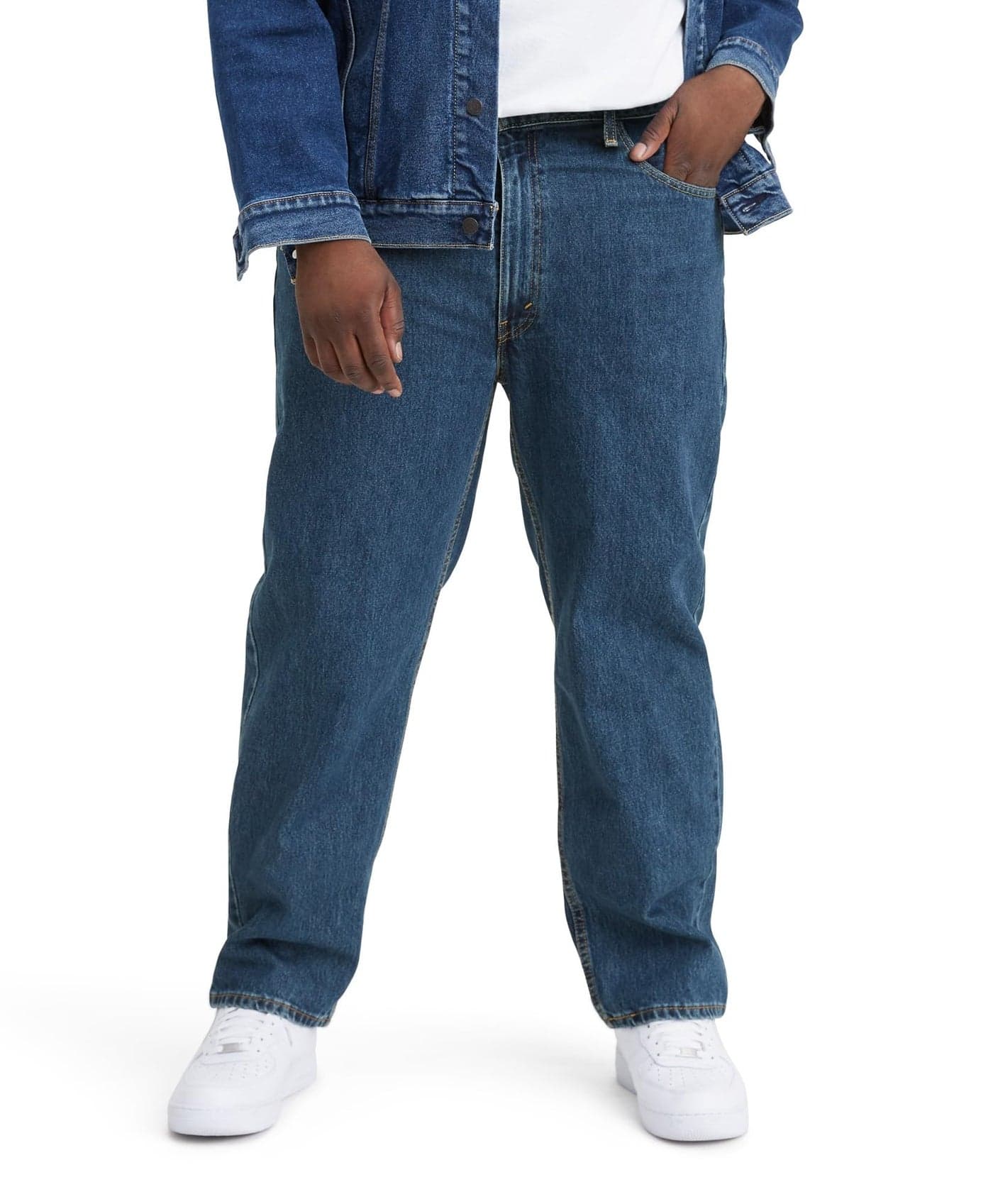 Levi's Men's 550 Relaxed Fit Jeans (Also Available in Big & Tall), Dark Stonewash, 44W x 29L