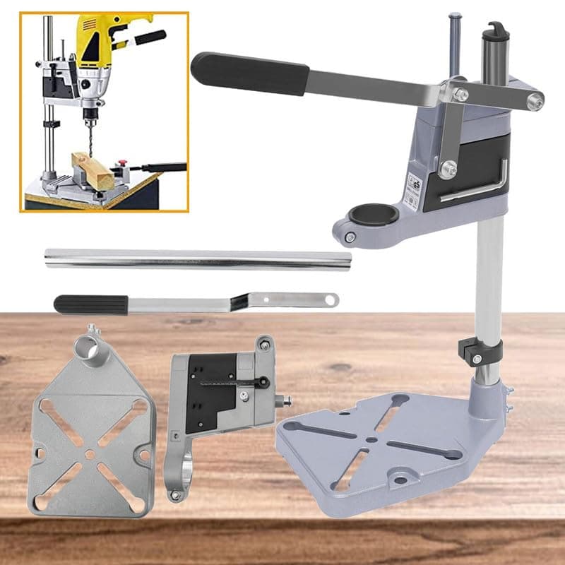 GALAXE Upgraded Drill Press Stand Tool Work station Mountable Stand for Power Drill Workbench Repair Drilling Table Tool