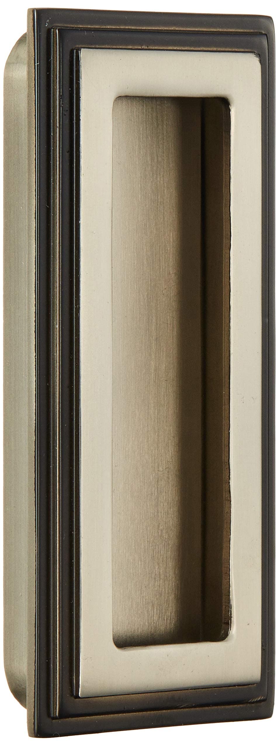 Aquieen SC-751 Concealed Sliding Handle Set for Wardrobe (96 MM, Black Matte)