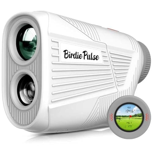 Golf Rangefinder with Slope Magnet1300 Yards Range Finder for GolfFlag Locking Vibration665X Magnification HD LCDRechargeable Golf Range Finder