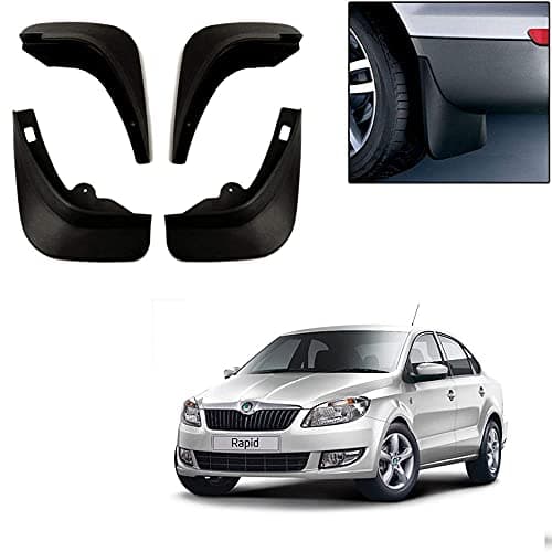 Autopearl Car O. E Type Mud Flaps for Skoda Rapid