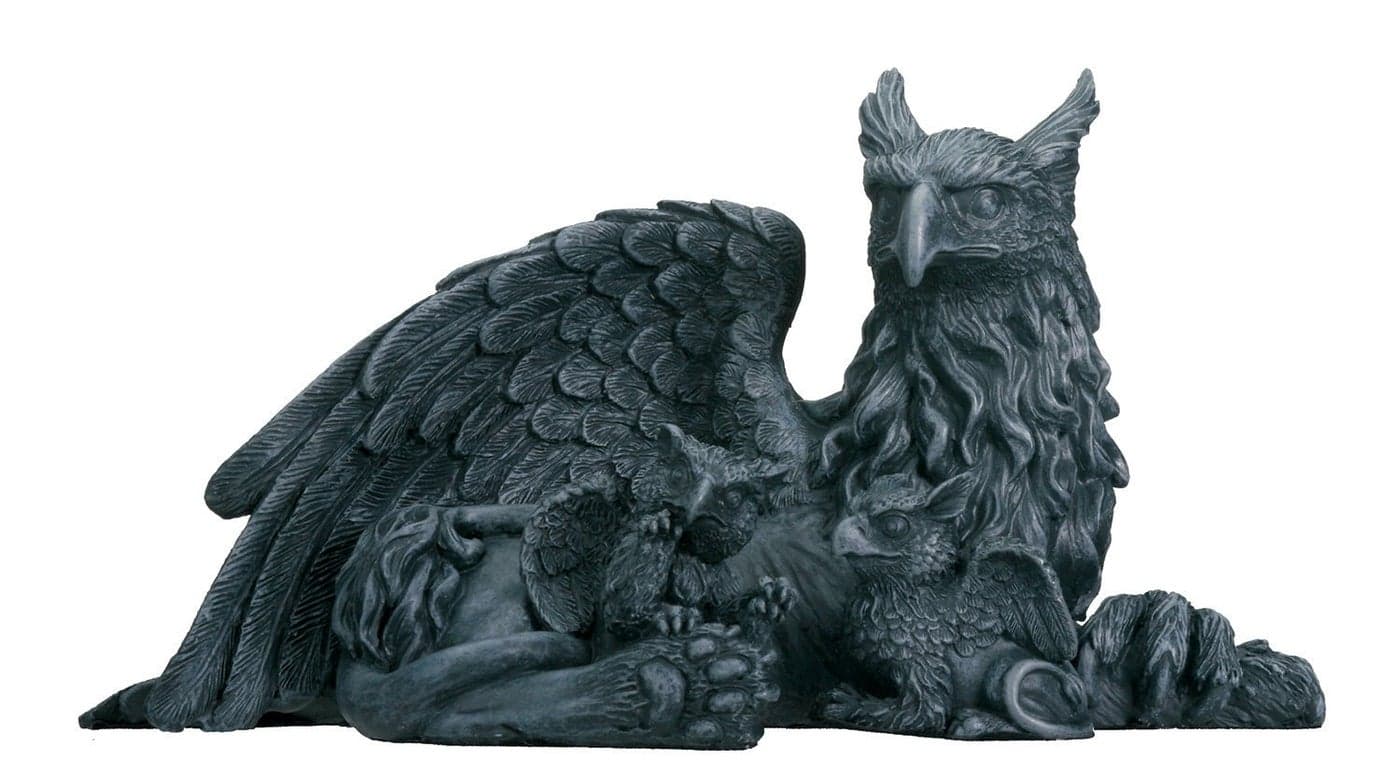 Griffin With Babies Collectible Figurine Statue Sculpture Figure