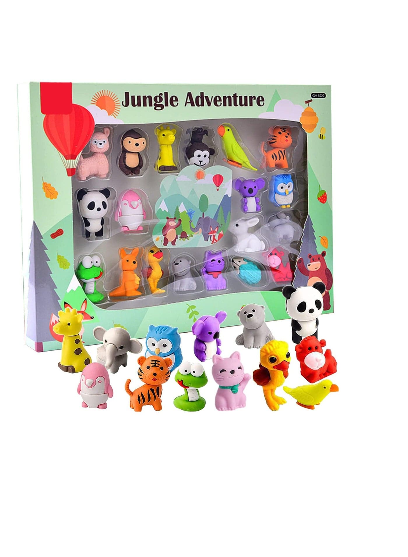 11 PCS Erasers for Kids, Mini Animal Eraser, Novelty Erasers, Pencil Perfect School, Parties, and Gifts