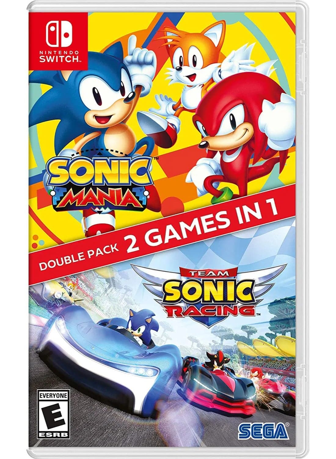 Sonic Mania + Team Sonic Racing Double Pack - Ninetdo Switch - nintendo_switch