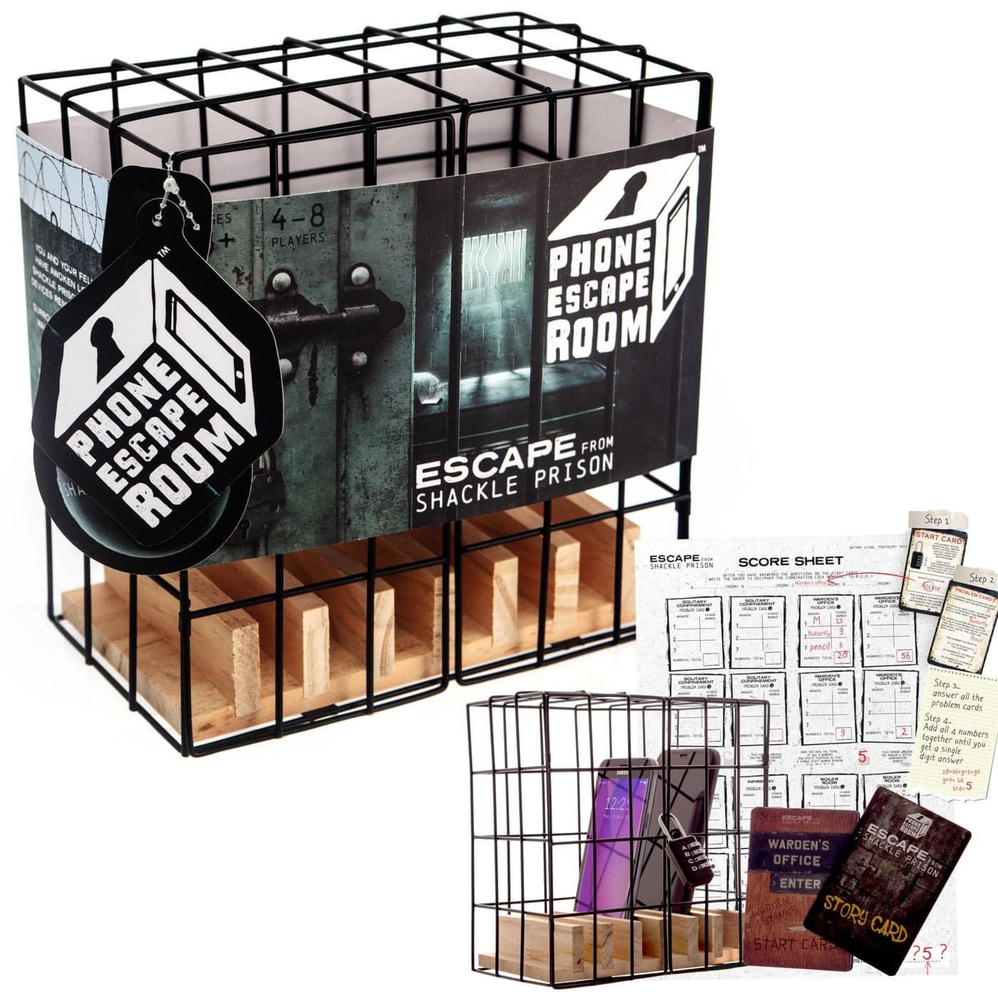 Boxer Gifts Phone Escape Room Game For Kids Family Games Night Brainteasers Puzzles In a Box Fun Gifts For Teenagers Birthday Or Christmas