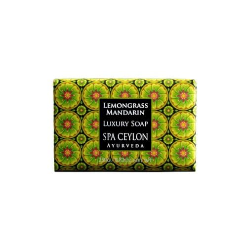 SPA CEYLON LEMONGRASS MANDARIN Luxury Soap Natural Cleanser Lemongrass Mandarin Soften skin Hydrating Suitable for all skin types