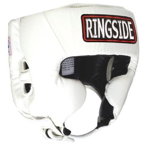 Ringside CompetitionLike Boxing Headgear with Cheeks White Small