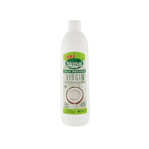 KLF Nirmal Cold Pressed Virgin Coconut Oilm, 500 ml, Great for skin care & Hair Care | Natural & Edible