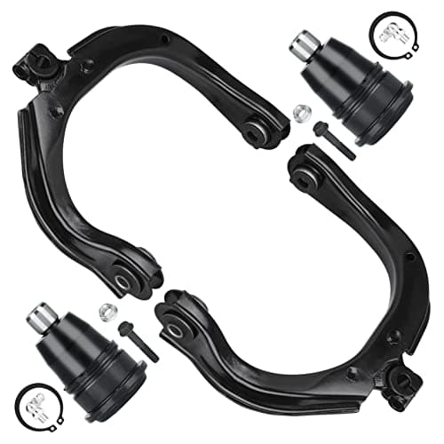 Front Upper Control Arm & Ball Joints Replacement for Buick Rainier Chevy Trailblazer GMC Envoy Oldsmobile Bravada Saab 9-7x - 4pc set