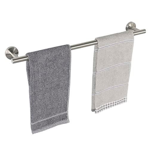 TocTen Bath Towel Bar Thicken SUS304 Stainless Steel Bathroom Towel Holder Towel Rod for Bathroom Heavy Duty Wall Mounted Towel Rack Hanger 20 in Brushed Nickel