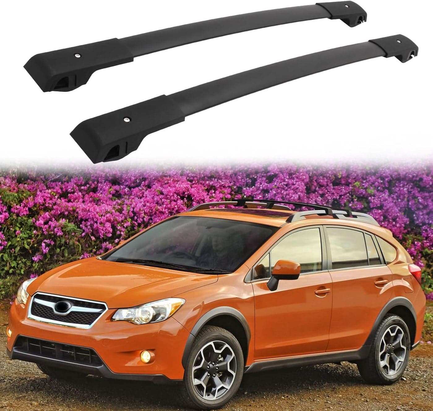HEKA Cross Bars Roof Racks for 2018-2023 Subaru XV Crosstrek - Aluminum Cargo Carrier