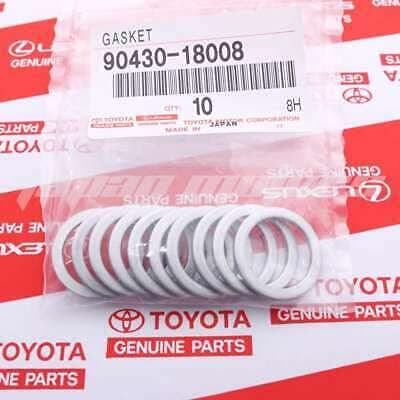 Toyota Drain Plug Gaskets for Transfer Case Set of 10 OEM 9043018008