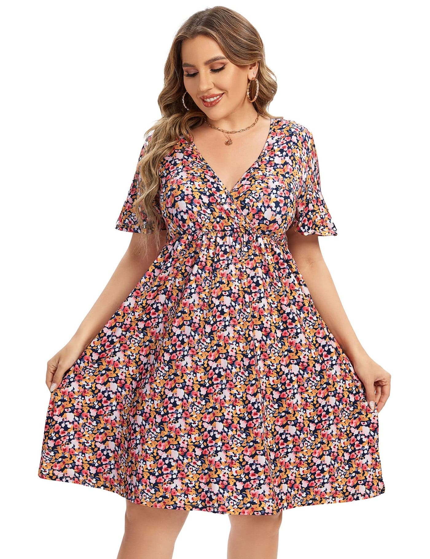 AMZ PLUS Womens Casual redf
