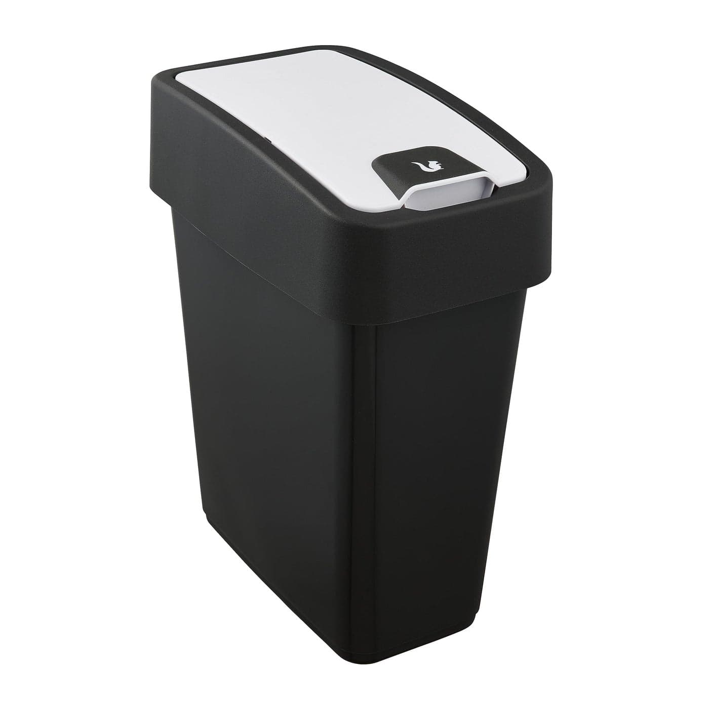 keeeper Premium Waste Bin with Flip Lid Soft Touch 10 Litre Magne Graphite Grey