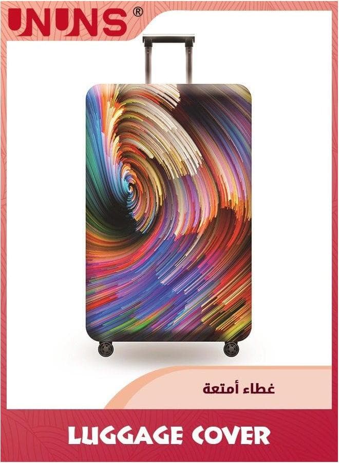 Luggage Cover,3D Washable Travel Cover Carry On With Zipper Fits 18-20 Inch For Holiday And Great Gift Idea