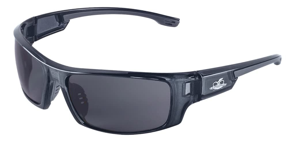 Bullhead Safety Eyewear Dorado Glasses Enhanced AntiFog Lightweight ImpactScratch Resistant UV Blocking Sunglasses for HuntingShooting Outdoor Sports Construction SmokeCrystal Black