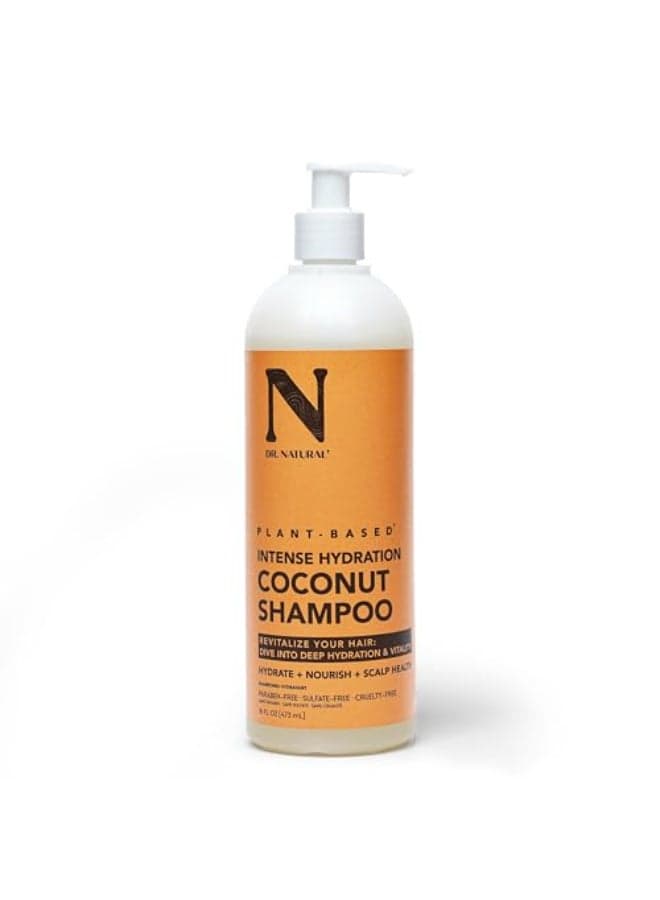 Dr Natural Hydrates and Restores Shampoo Coconut for Unisex 16 oz Lotion