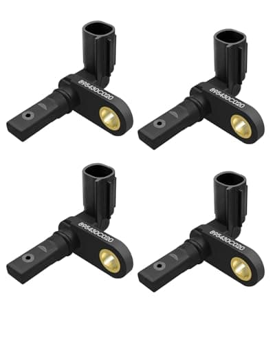 AUGREX ABS Wheel Speed Sensor Set of 4 Fit for Toyota Tundra 20072017 Replace ALS1791 ALS1790 895430C020 895420C020 970112 5S8686 970106 5S8 Front Rear Left Right