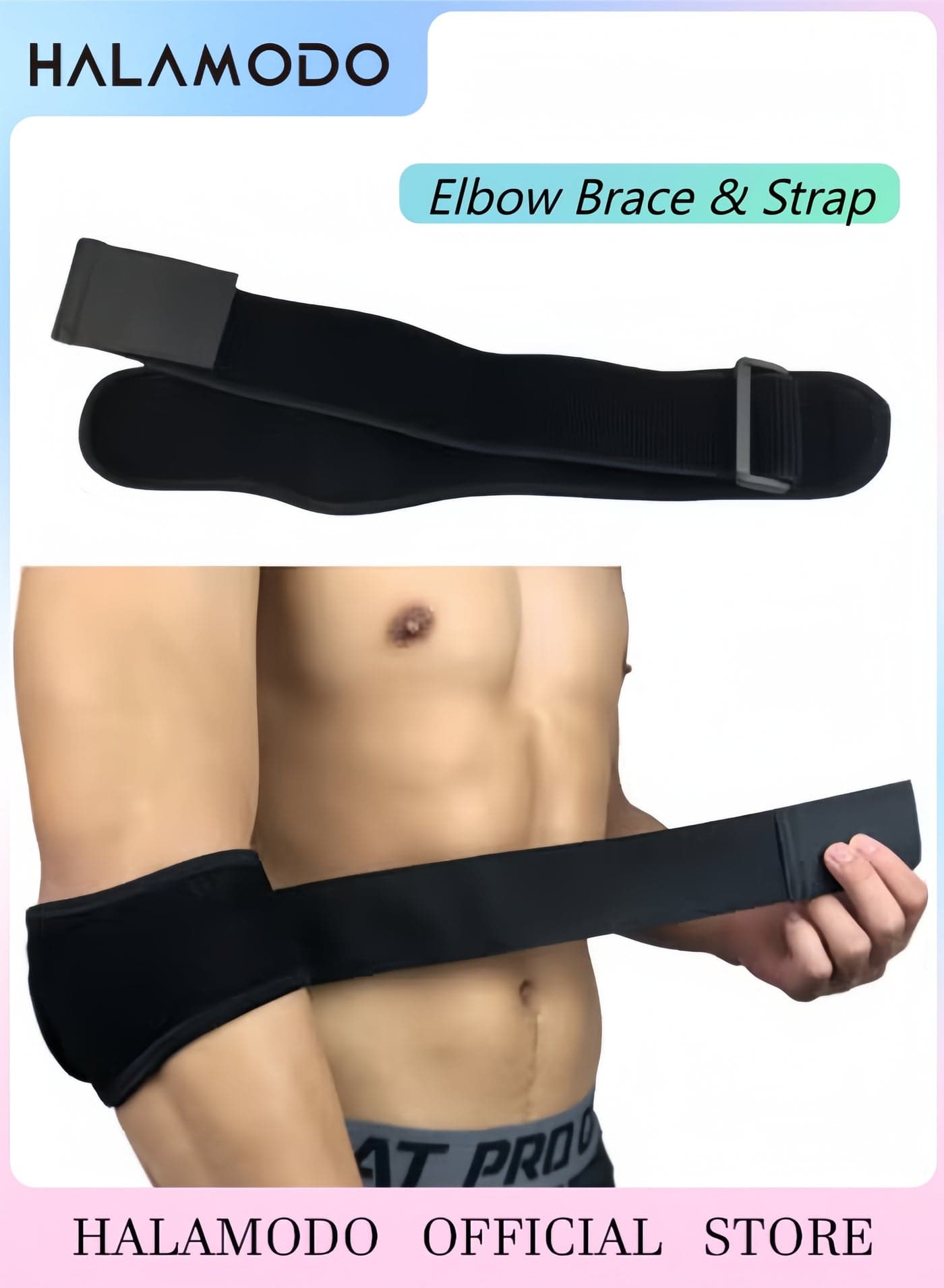 Elbow Brace Tendonitis Elbow Brace& Strap Golfers Elbow Brace for Men & Women Counterforce Band for Tennis & Golfer's Elbow Pain Relief