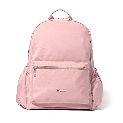 Baggallini On The Go Laptop Backpack Woodrose One Size