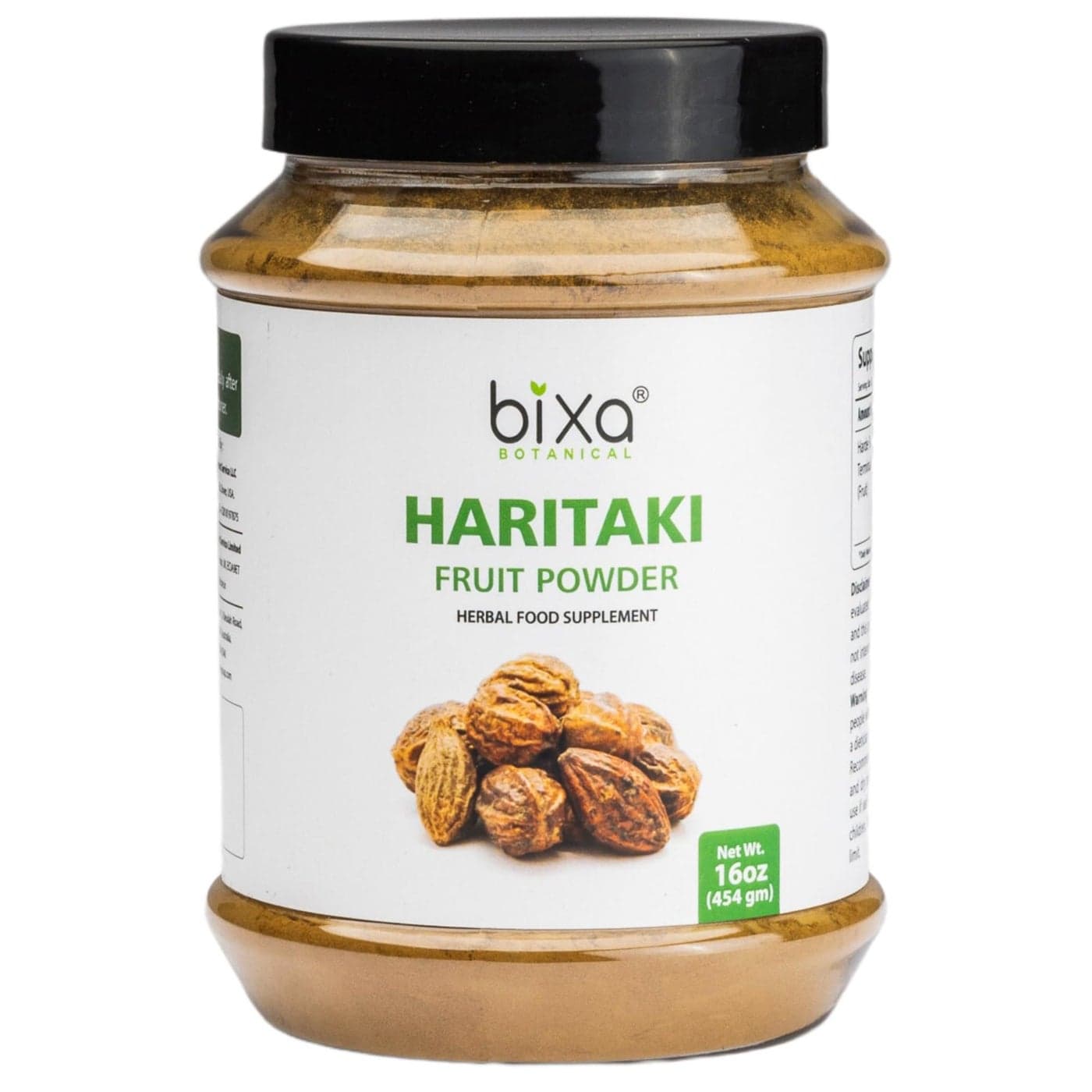 bixa BOTANICAL Haritaki Powder Terminalia Chebula 1 Pound 16 OZ Natural Bowel Cleansing Ayurvedic Herbal Supplement Gluten Free NonGMO Steam Treated Vegan 100 Pure