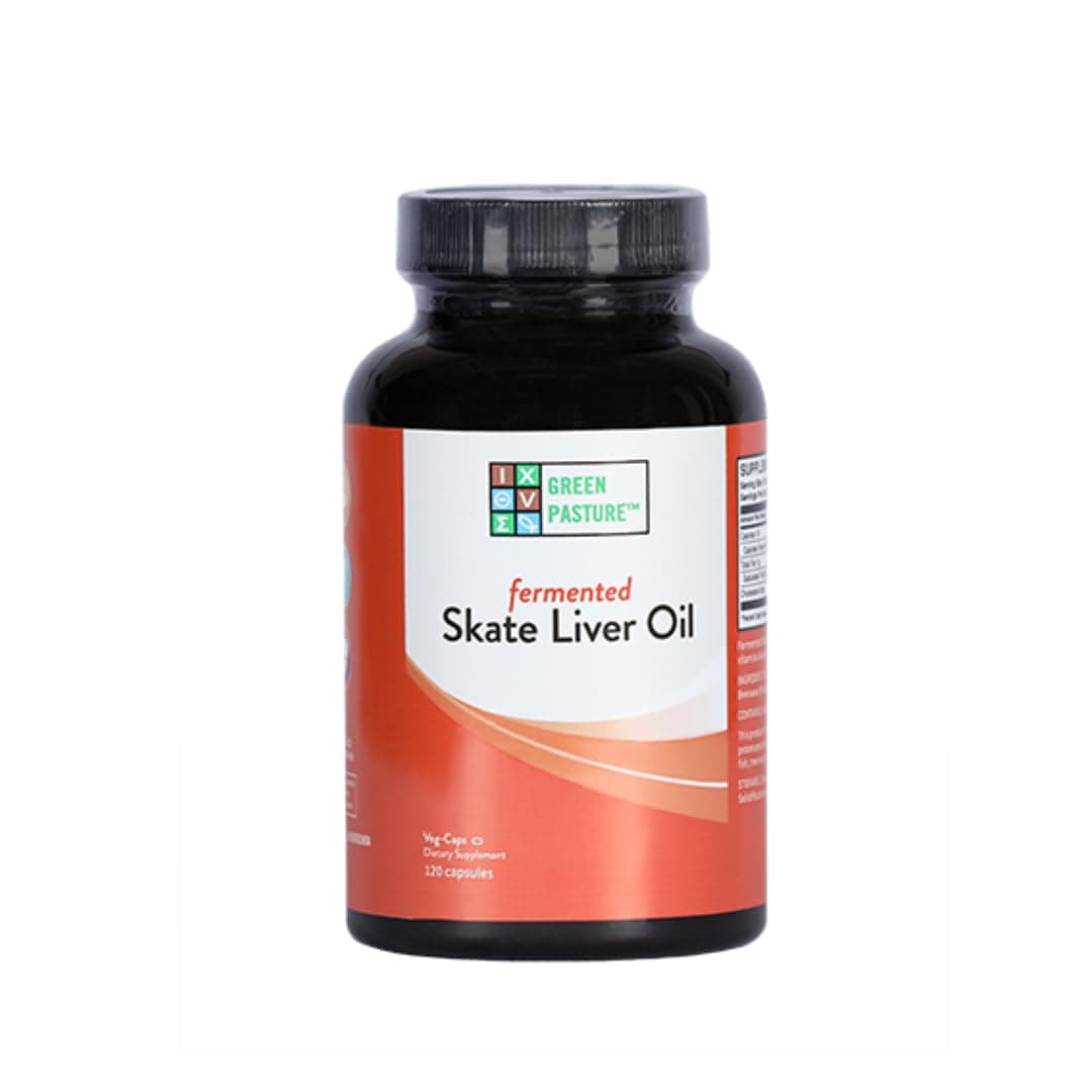 Green Pasture Fermented Skate Liver Oil 120 Capsules