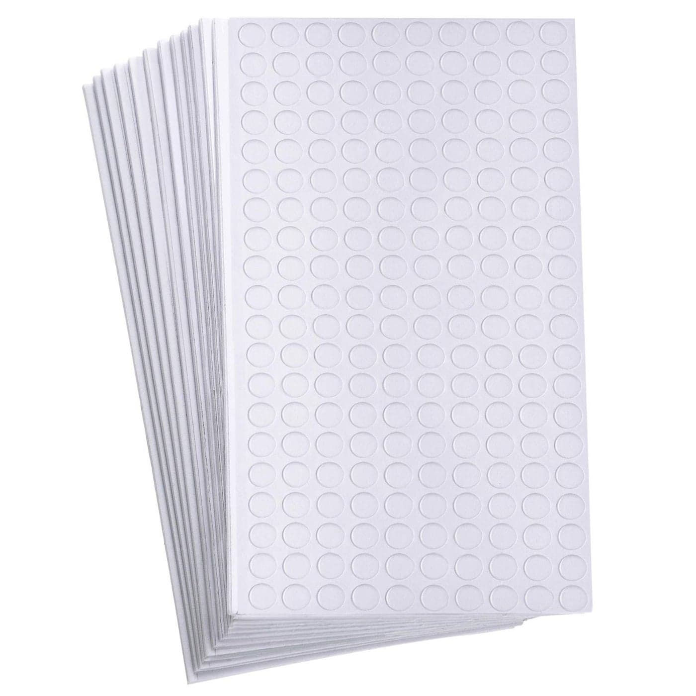 Outus 2400 Pieces Foam Dots DualAdhesive 3D Foam Tapes Pop Dots Adhesive Mount for Craft DIY Art or Office Supplies 12 Sheets Round 047 Inch