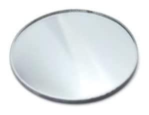 ERH India 1 Pc Convex Mirror Diameter50 mm Focal Length10 cm for Microscopes Telescopes Magnifying Glasses etc