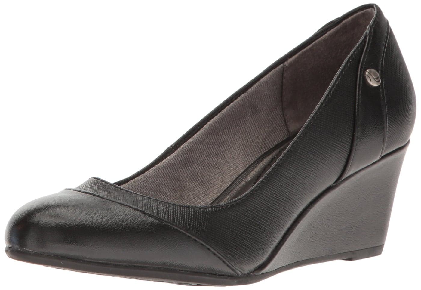 LifeStride Womens Dreams Wedge Pump Black 55 M US