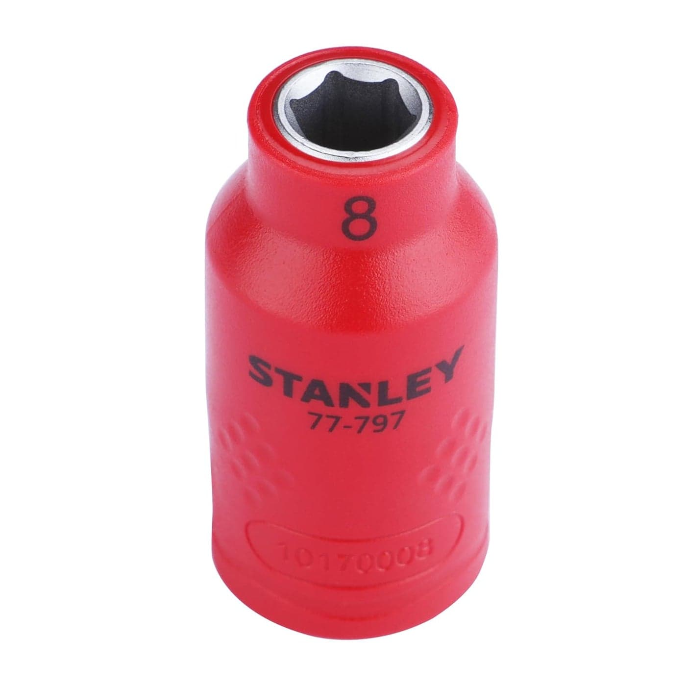 STANLEY STMT7779723B 38 VDE Insulated Metric Socket 8mm Ideal For Repair Of Electric Vehicles Red