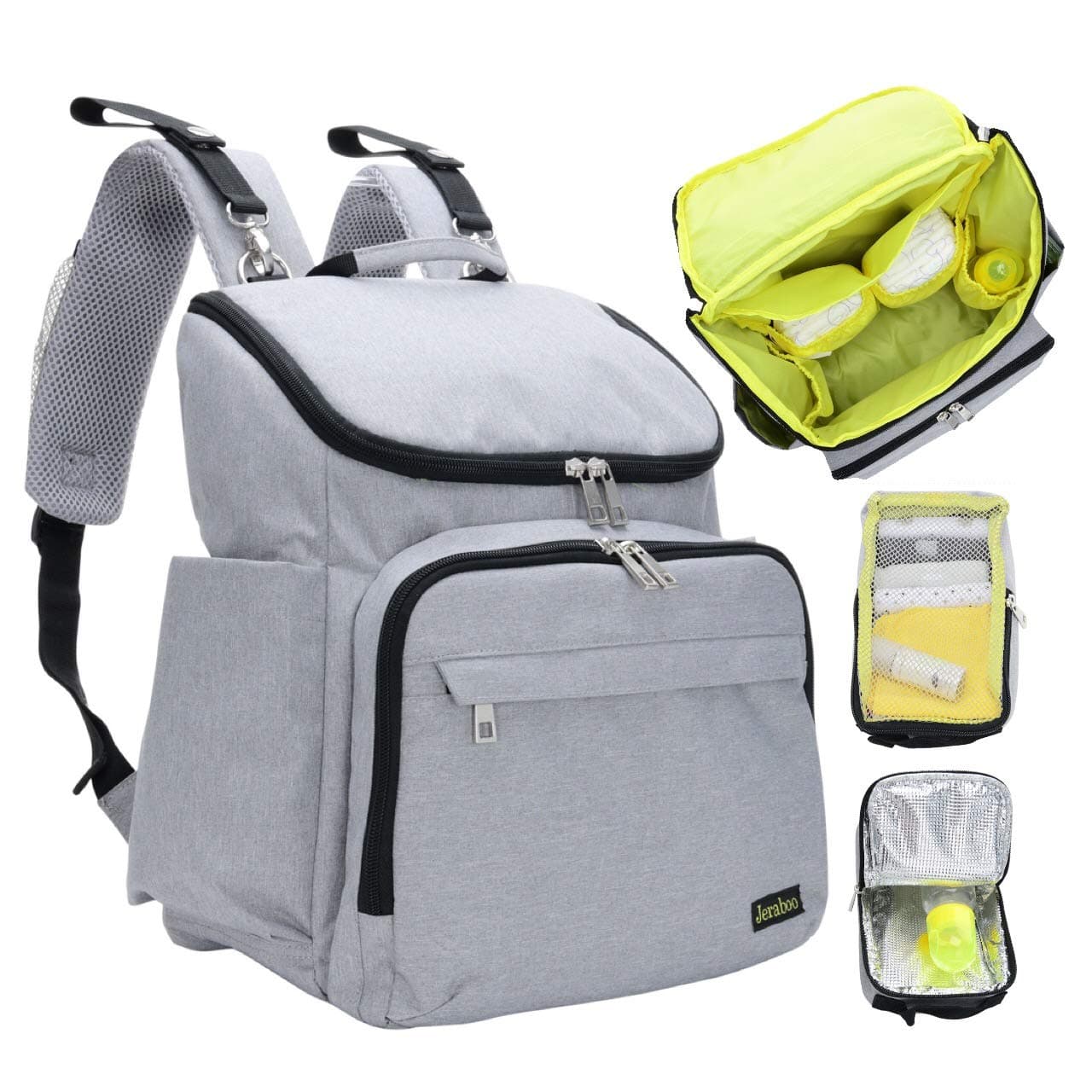 Diaper Backpack for Mom and Dad Stylish Designer Diaper Bag for Women and Men Boys and Girls Baby Bookbag Includes Changing Pad Large Roomy Pockets Insulated Pouch Great For Travel