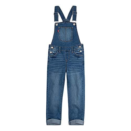 Levi's Girls' Big Denim Overall, West Lake, 14