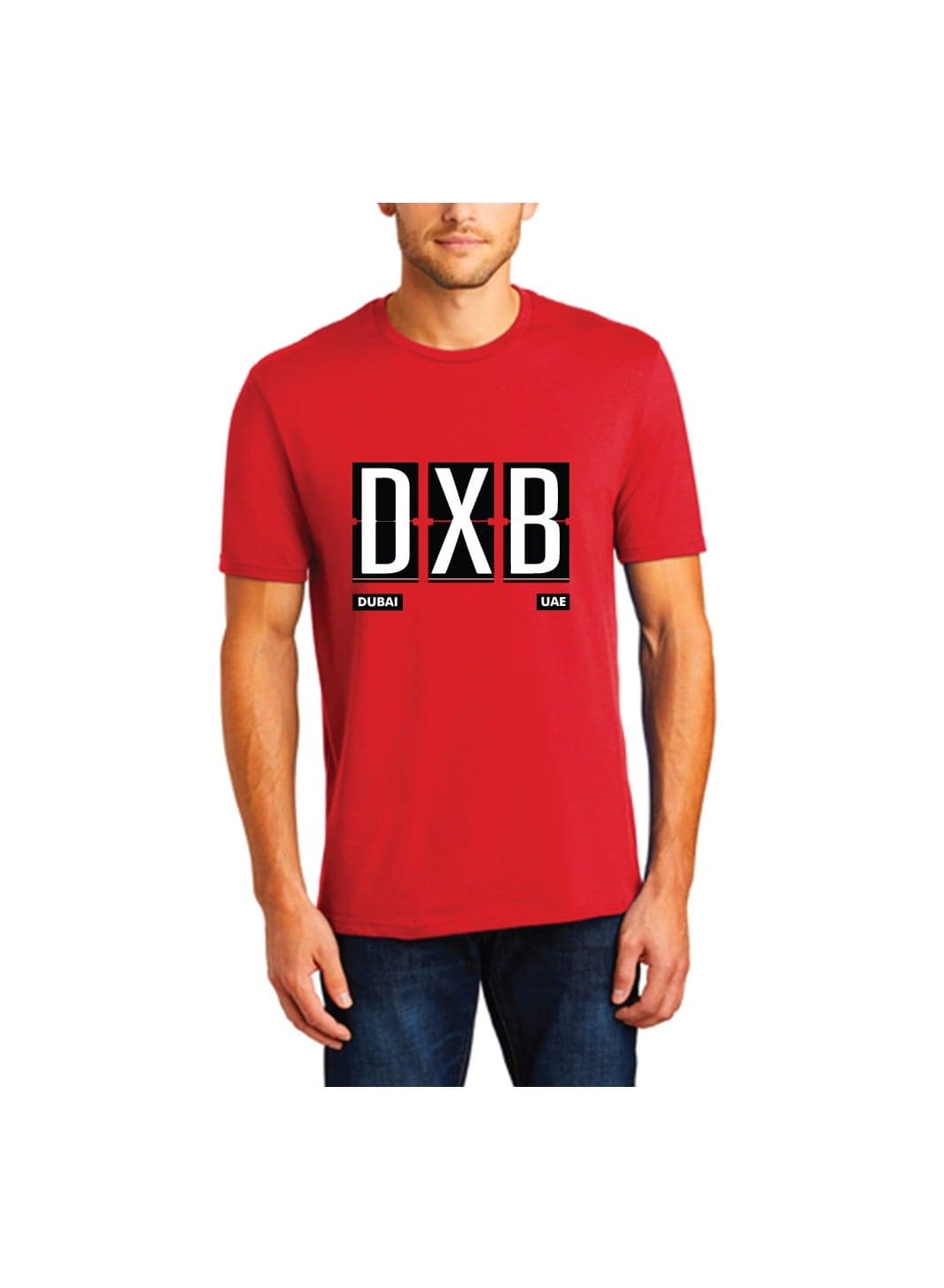 Dubai Design Printed Souvenir T-Shirt for Men