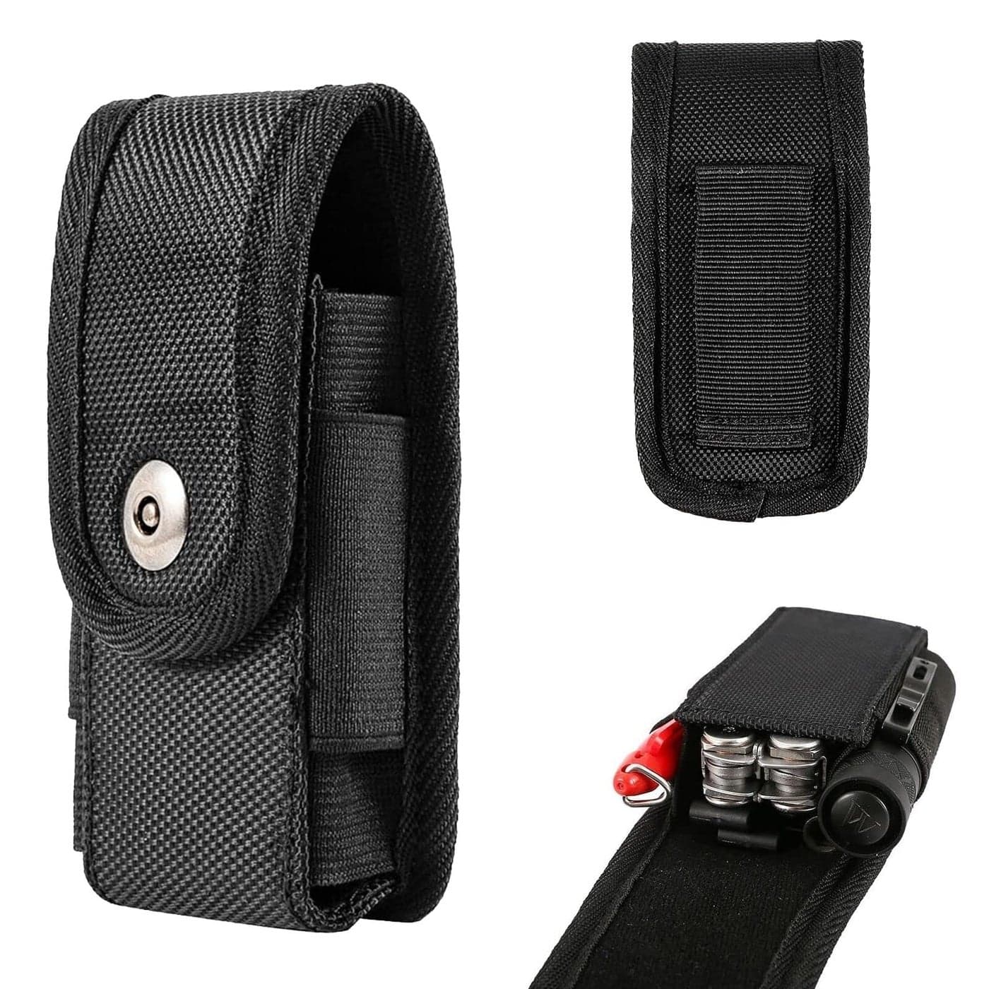 Multitool SheathEDC PouchEDC Belt Organizer for PenFlashlightFolding Sheath Compatible with Wave Surge RaptorTactical Pocket Holder Belt Pouches for Men