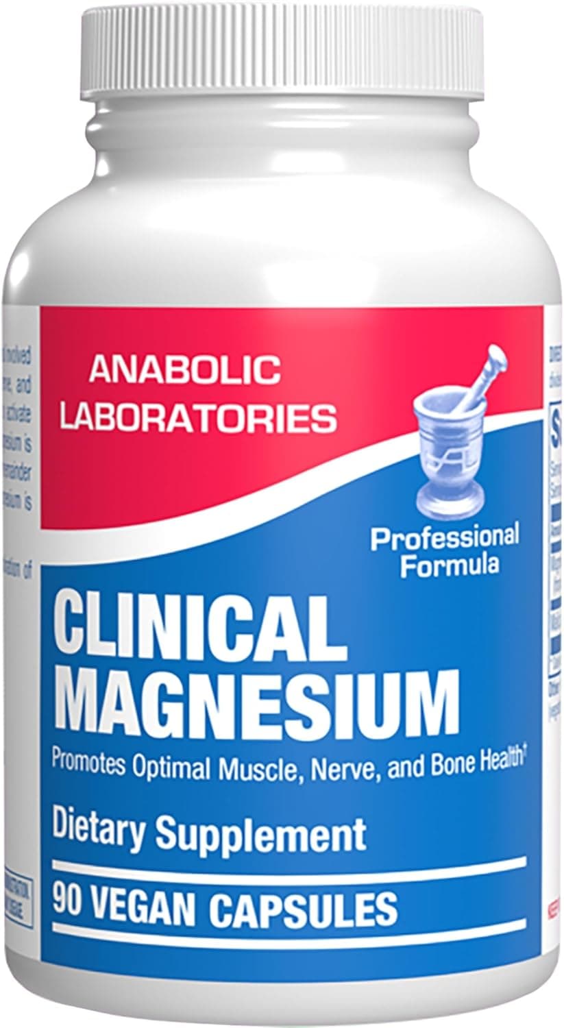 Triple Magnesium Complex 400 Mg Clinical Formula Chelated Magnesium Supplement with Glycinate Malate and Citrate for Optimal Muscle Nerve Bone Digestive Health Support 1 Month Supply