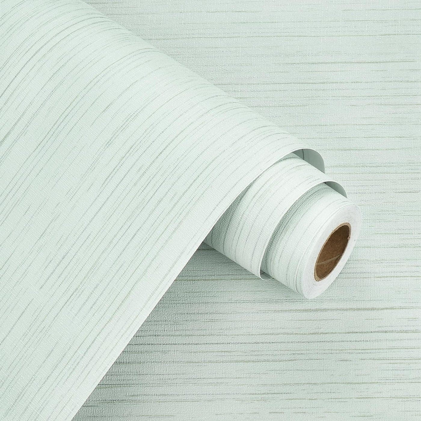 WESTICK Green Grasscloth Peel and Stick Wallpaper Self Adhesive Textured Contact Paper for Walls Cabinets Accent Wall Paper for Bedroom Living Room Camper Stick on Greeny Wallpaper 158 x 78 in