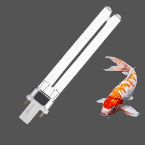 SANSEFERO Premier Plants Aquarium UV Replacment Light for Cannister Filter/Internal Filter/Pond Filter with a 2 Pin Base Germicidal Ultraviolet (9Watts)