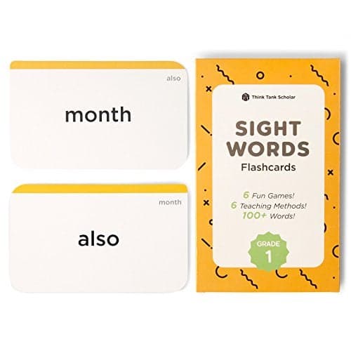 AwardWinning 1st Grade Sight Words Flash Cards 100 Dolch Fry HighFrequency Words Literacy Games for Ages 58 Homeschool Classroom Kit