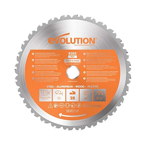Evolution Power Tools RAGE255Blade MultiPurpose Cutting Blade for RAGE3 10Inch